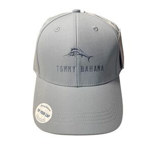 Tommy Bahama Tip Your Cap Blue Adjustable Logo Cap Hat